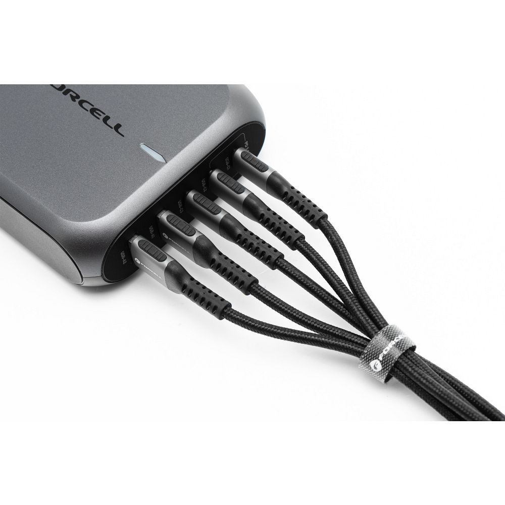 Cablu Forcell F-Energy C263 Type C la Type C QC4.0 PD 5A 240W 1,2 m -Negru - 2 | YEO